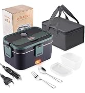 Nifogo Electric Lunch Box Food Heater 60W Heated Lunch Boxes For Adults 1.8l Food Warmer Lunch Bo...