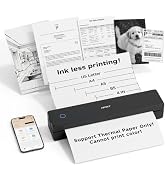 HPRT MT620 Portable Printer Wireless for Travel, Inkless Thermal Printer for iOS/Andorid/Laptop, ...