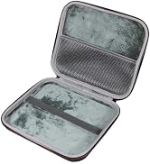 Maoershan EVA Hard Travel Case - Rechargeable Lighted Vanity Mirror with 10X & 1X Double Sided Ma...