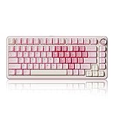 YUNZII B75 PRO Wireless Mechanical Keyboard,75% Layout with Knob,Hot Swap Gasket Custom Structure...