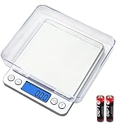 UNIWEIGH Digital Kitchen Scale, 500g/0.01g Gram Scale,Cooking Food Scale Digital Weight Grams and...
