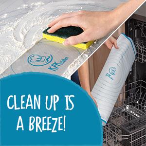 Our baking mat makes cleaning easy
