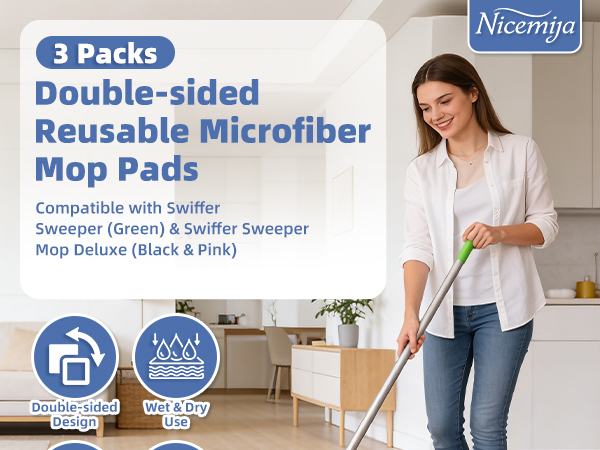 Reusable Swiffer Mop Pads