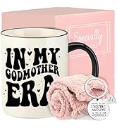 fcaylo Godmother Proposal Gift for Women, Will You Be My Godmother 11 Oz Coffee Mug, Birthday Chr...