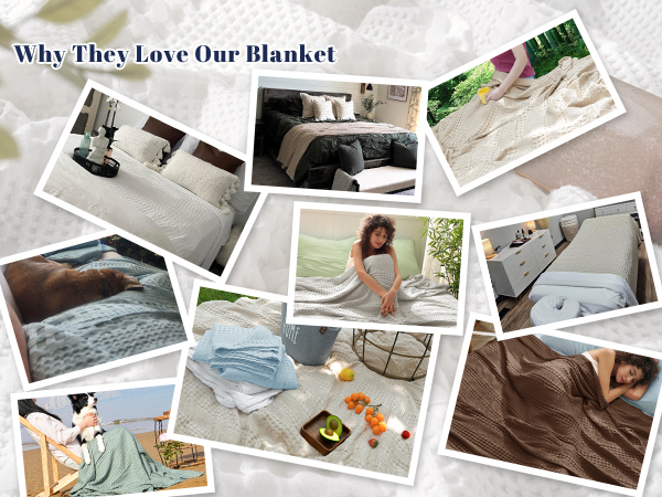 Cooling Waffle Blanket