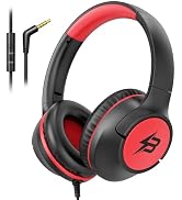 Kids Headphones Wired for School, 85/94dB Volume Limit, Wired Over Ear Headphones for Kids Boys G...