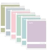 slapaflife Steno Pads Spiral 6x9 Inches, 6 Pack Top Spiral Steno Pads,Gregg Rule,80 Sheets,Steno ...