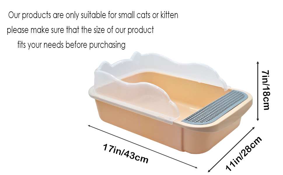 kitten litter boxes low entry