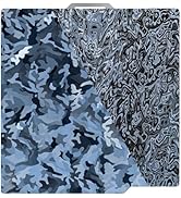 AJOYIB PEY (Camouflage & Ripple) 3D Printer Print Bed Spring Steel Build Pate Compatible with Bam...