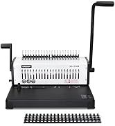 Rayson SD-220B Binding Machine, 21 Holes Comb Binding Machine, Max. Punch 20 Sheets & Binding 400...