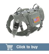 Forestpaw Dog Harness Medium Sized,Tactical Dog Harness with Handle,No Pull Military Style Servic...
