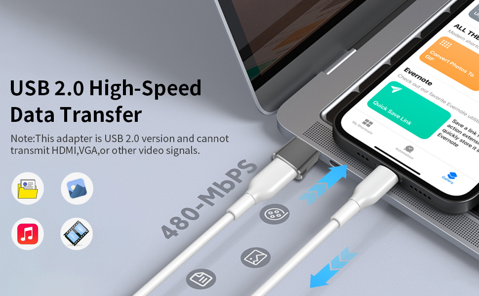 USB A to USB C Adapter