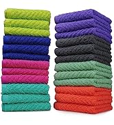 ZUPERIA Zigzag Wash Cloth -24 Pack -12
