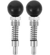 Mikikit 2pcs Fitness Pin Spring Knob Replacement for Exercise Machines User Friendly Gym Pin for ...