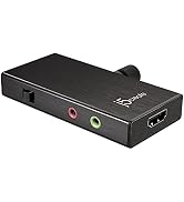 j5create Live Video Capture Card JVA02- HDMI to USB-C, Supports 1080p 60FPS Video and Audio Recor...
