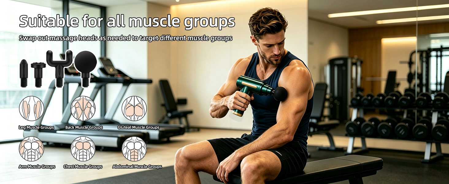 Suitable for all muscle groups