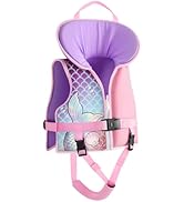 HeySplash Toddler Swim Vest, Toddler Floaties Fit 22-55 Lbs/13-33 Lbs, Children Swimming Jacket w...