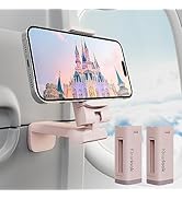 2 Pack Universal Airplane Phone Stand Holder, Klearlook 360 Degree Rotation Travel Essentials Pho...