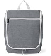 Della Gao Travel Hanging Toiletry bag for Men & Women, Water-resistant Sturdy Nylon Toiletries Or...