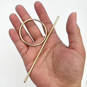 Elegant Round Hair Barrette