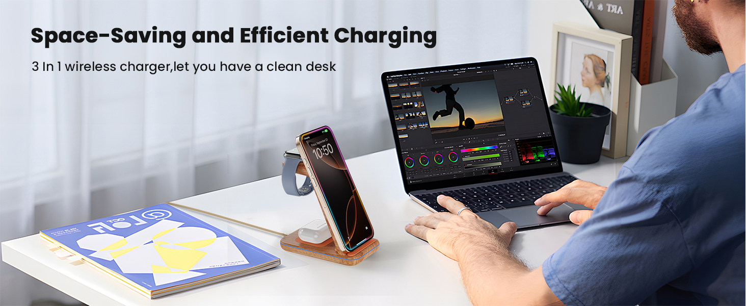 3-in-1 apple charging station