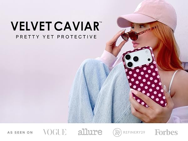 velvet caviar phone cases