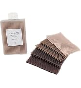 10pcs Coffee Color Plastic Paste Posts Square Hair Pad,Magic Bangs Hair Pad,Hair Styling Tool Bar...
