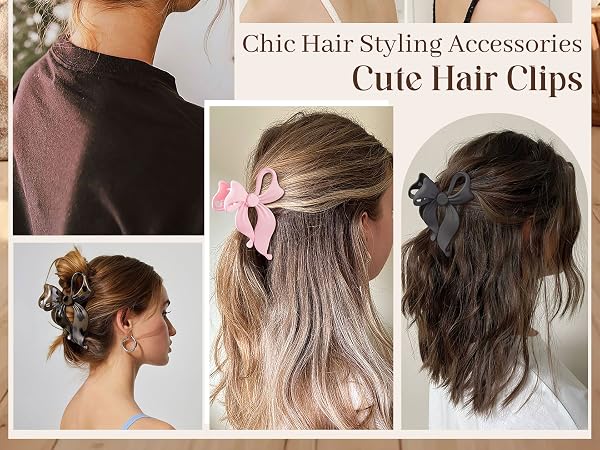 Cute Bow Claw Clips