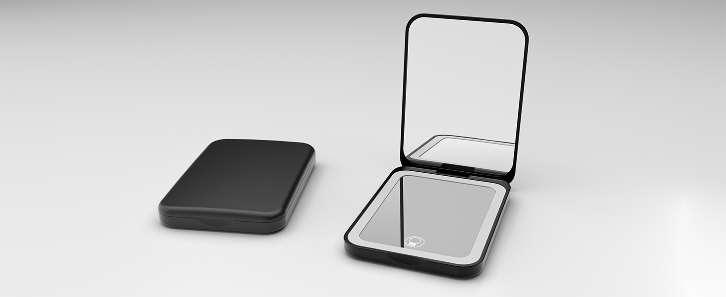 1x/3x magnification led compact travel