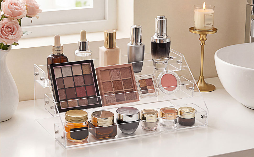 Perfume Stand Organizer perfume organizer for dresser nail polish acrylic perfume stand for bedroom