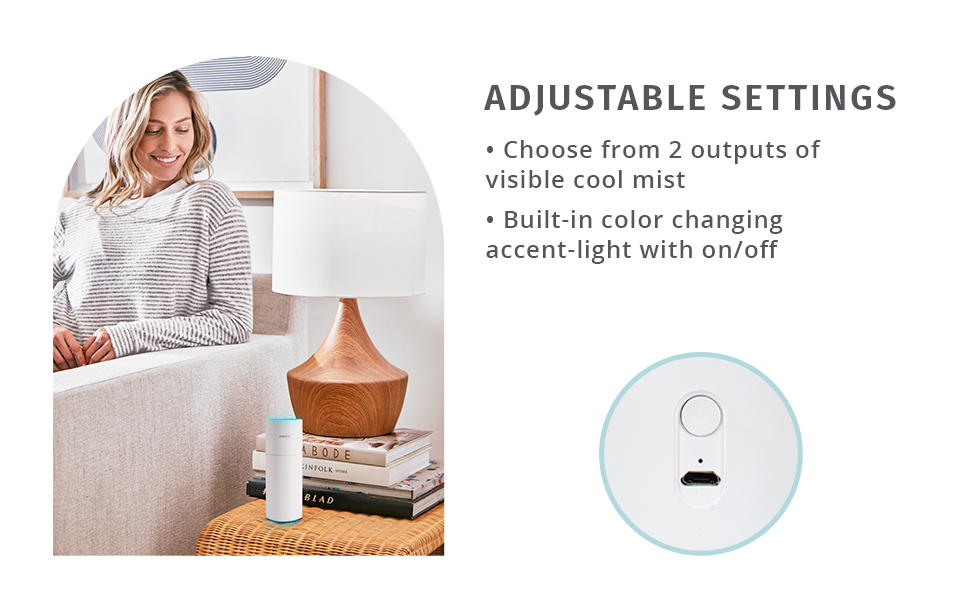 adjustable settings
