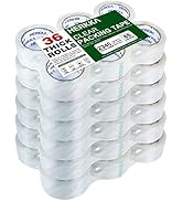 Clear Packing Tape, HERKKA 36 Rolls Heavy Duty Packaging Tape for Shipping Packaging Moving Seali...