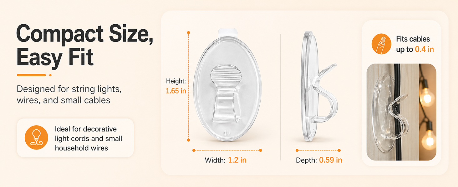 Compact Size Easy Fit