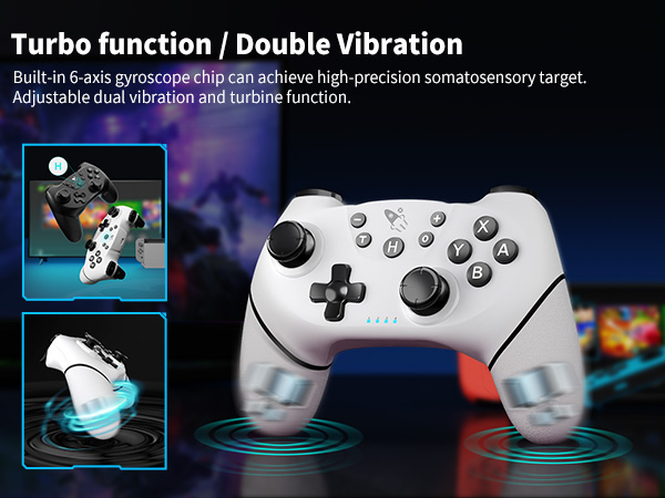 AceGamer Wireless Controller for Nintendo Switch