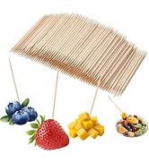YANPROG Natural Birch Toothpicks for Teeth 300-Pack, 2.5 Inch Wooden Toothpicks for Appetizers, F...