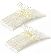 TOPIA HANGER Padded Hangers for Women Clothing,17-inch Satin Hangers 10 Pack Thick Foam Padded No...
