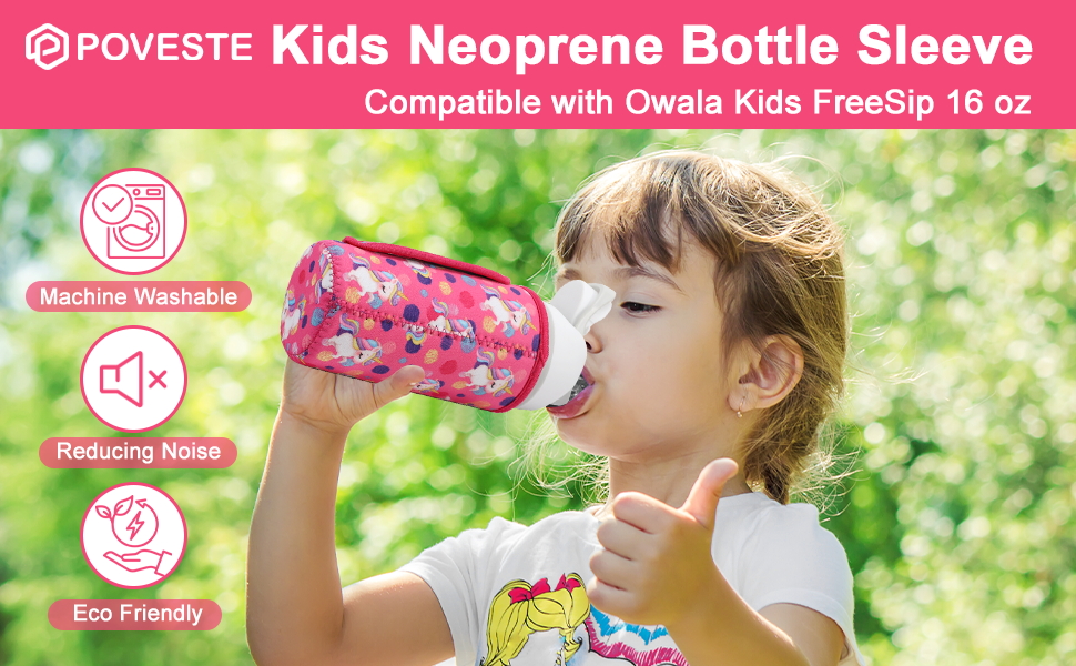 owala kids sleeve, 16oz water bottle sleeve