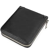 GAEKEAO Zipper Wallet for Men Vegan Leather RFID Blocking Large Capacity Bifold Wallets with ID W...