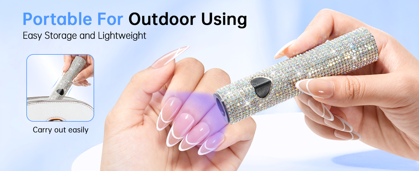 small uv light for nails