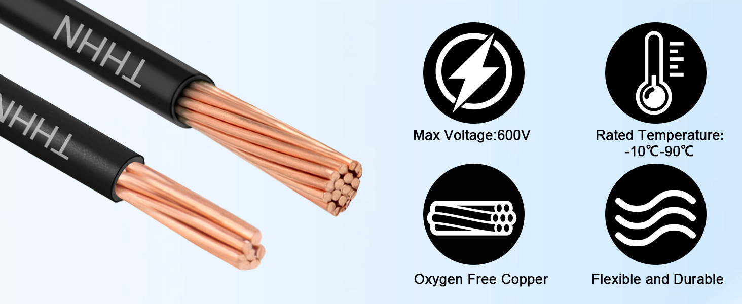 THHN Stranded Wire Black