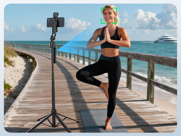 selfie stick tripod with light