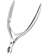Cuticle Trimmer Cuticle Nippers, Durable Cuticle Cutter, Salon Toe Nail Cuticle Clippers, Stainle...