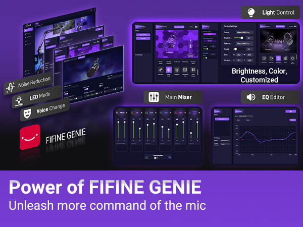 gaming microphone with fifine genie