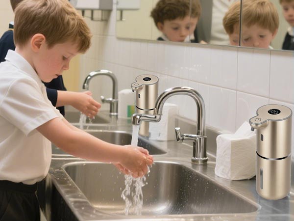 The automatic soap dispenser touchless is designed for versatility