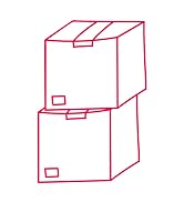 100 Pieces - Large Moving Stickers for Boxes, Colored Box Packing Labels Color Coded - 6 x 4 inch...