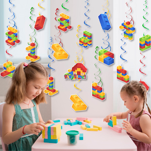 blocks hanging swirl