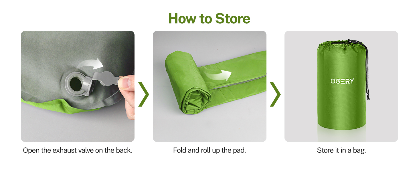 inflating sleeping pad