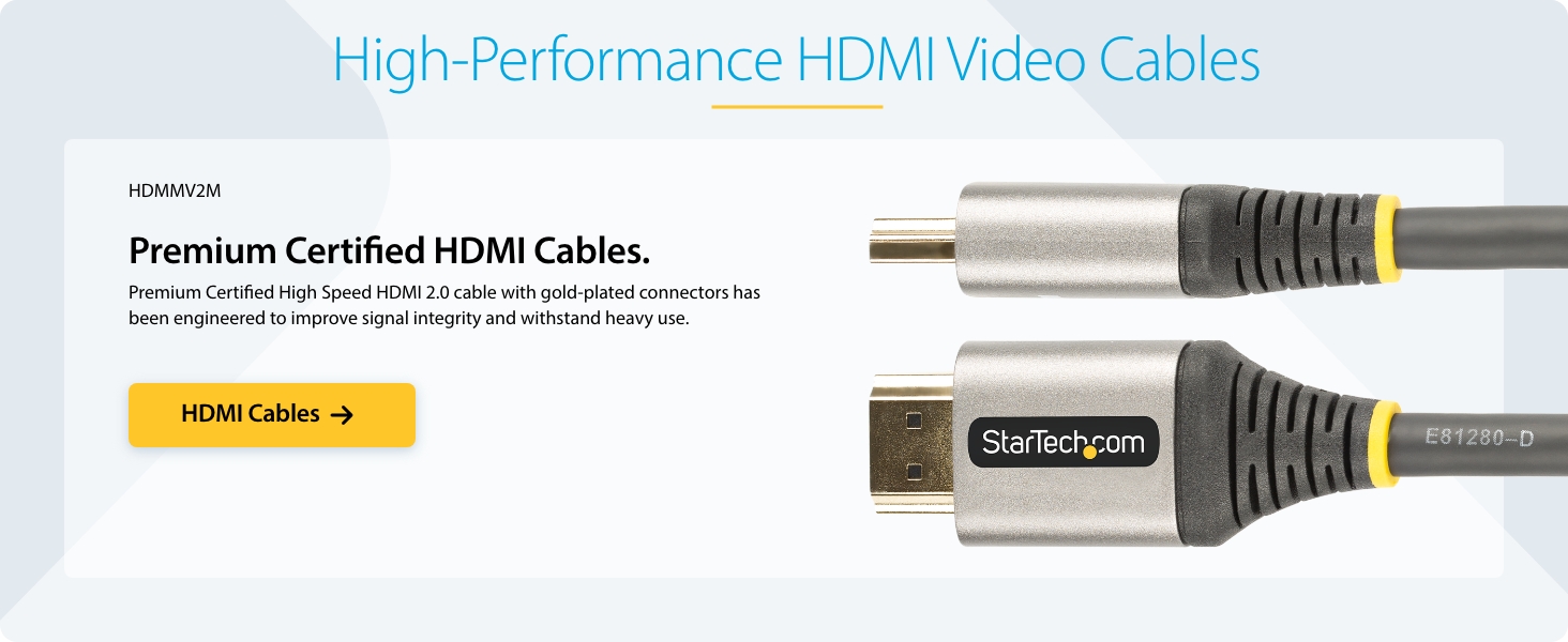 High-Performance HDMI Video Cables