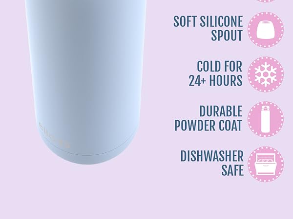 ello cooper stainless steel water bottle