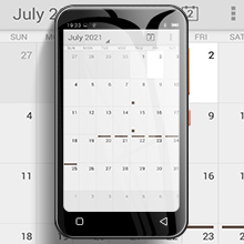 TIMMKOO Q5 Mp3 Player with Calendar